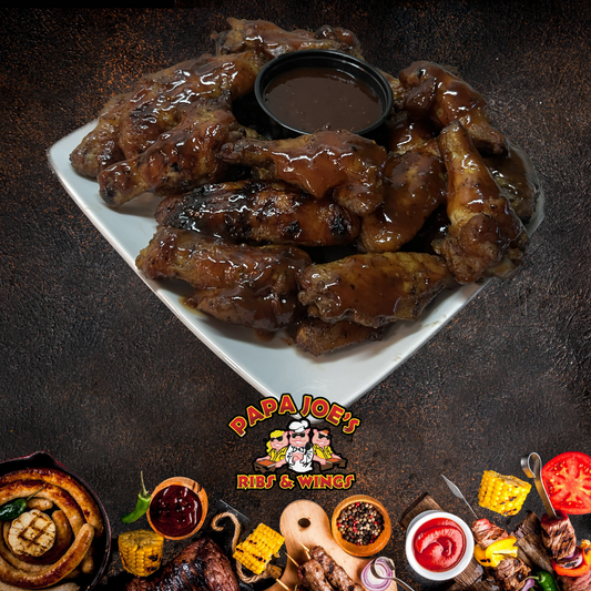 (Pre Order) BBQ Wing Tray (12 Wings)